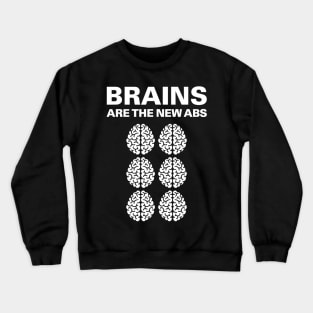 Funny Science Shirt Neuroscience Brains Abs Teacher Gift Crewneck Sweatshirt